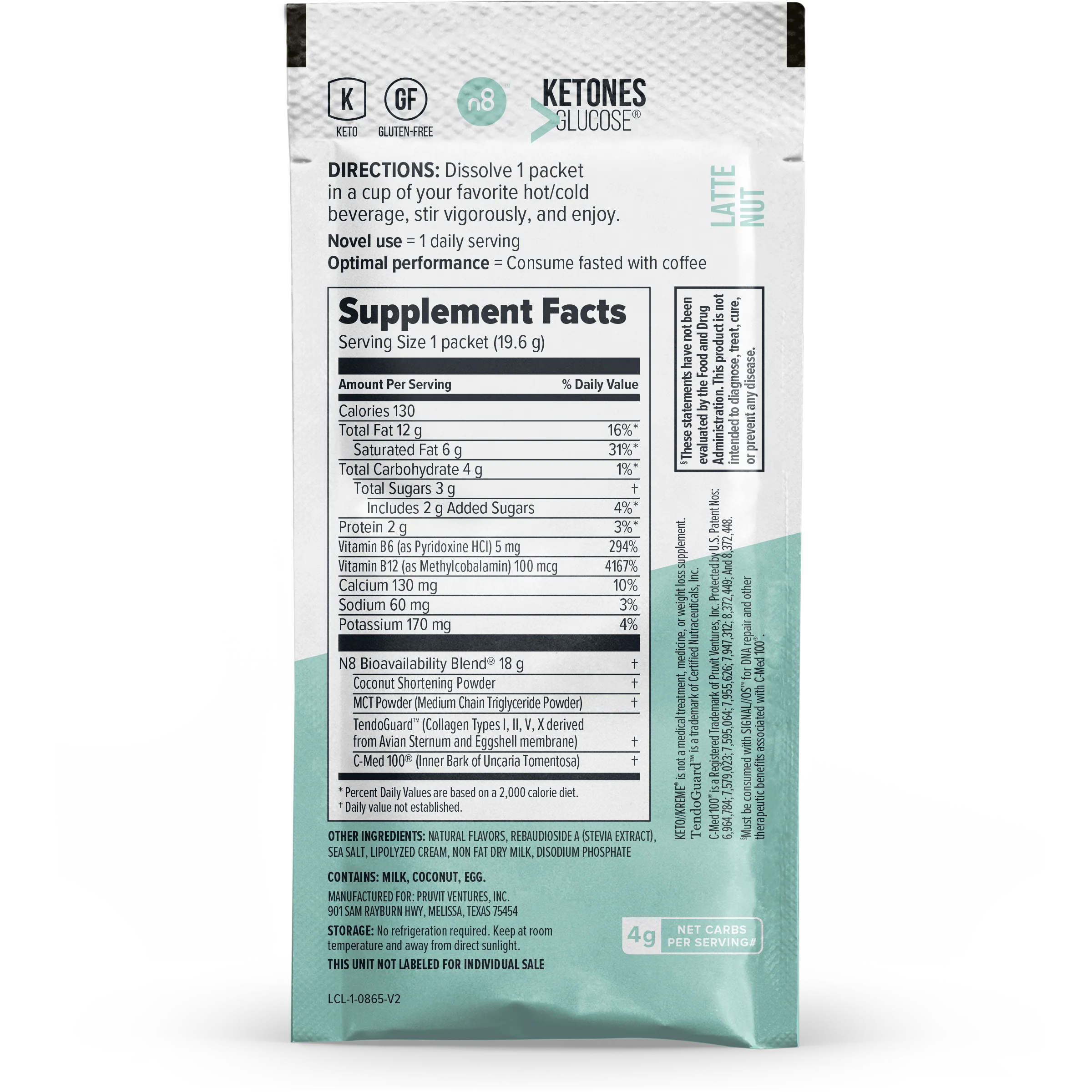 KETO//KREME® Latte Nut - Image 2