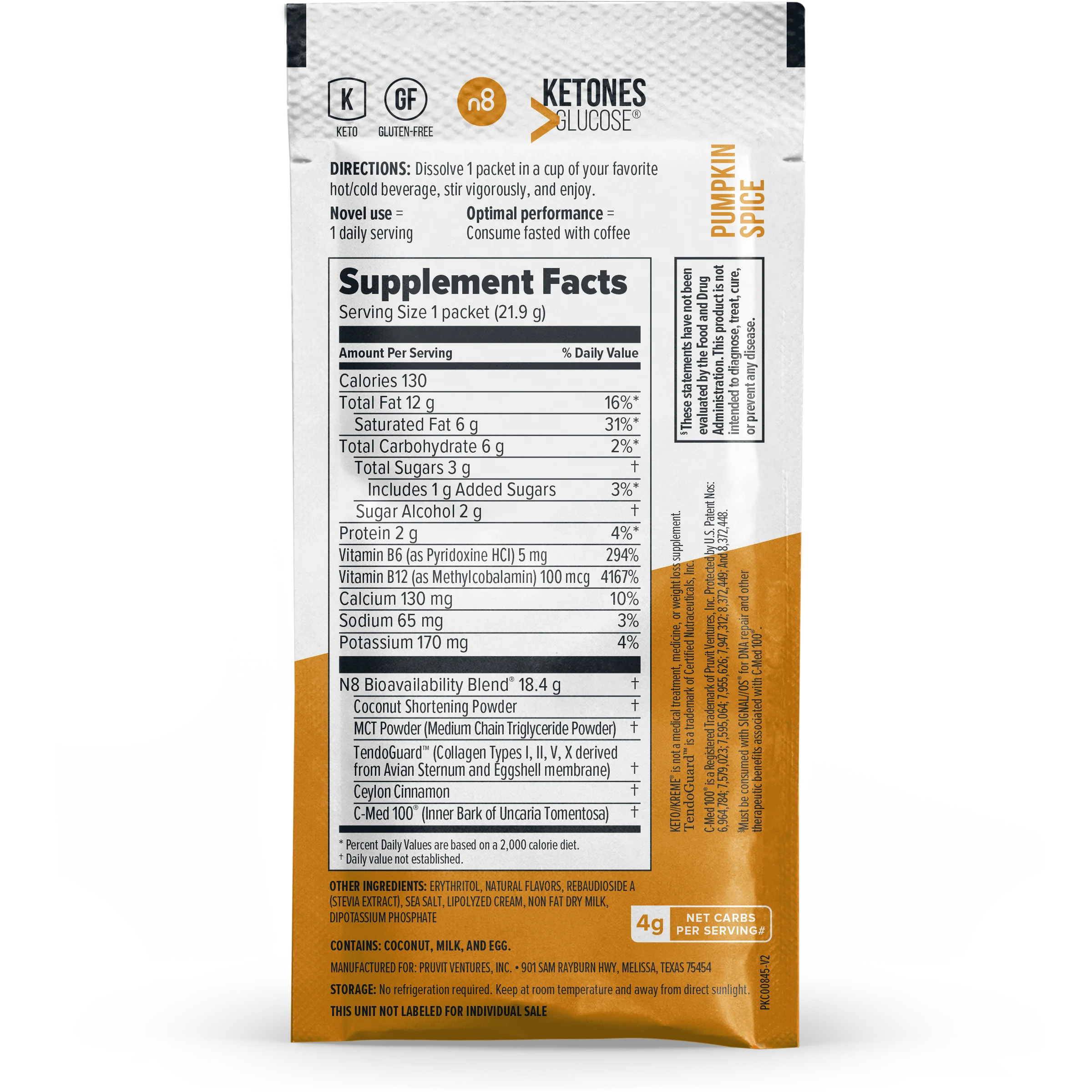 KETO//KREMEĀ® Pumpkin Spice - Image 2