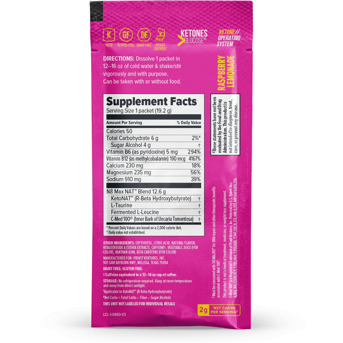 KETO//OS NAT® Raspberry Lemonade - Image 4