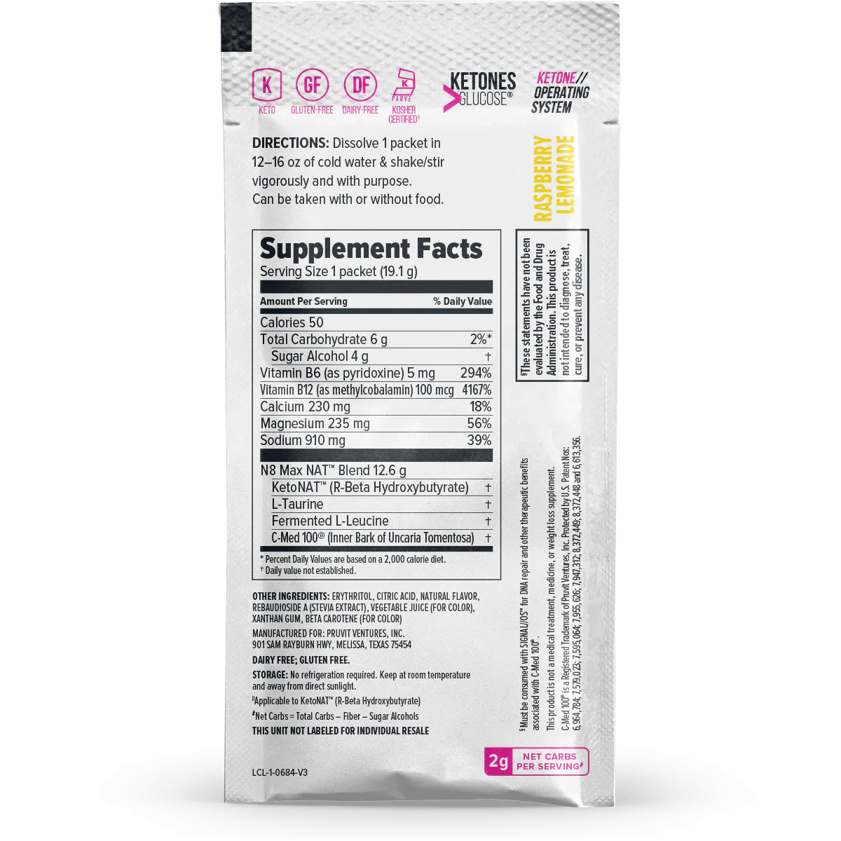 KETO//OS NAT® Raspberry Lemonade - Image 7